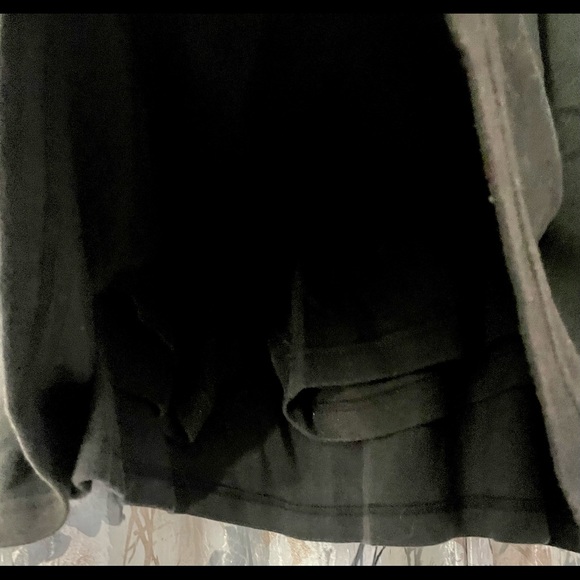 Woman Within Sz 3X Black Elastic Waist  Drawstring Skort (2 Avail) Side Pockets - Picture 3 of 3